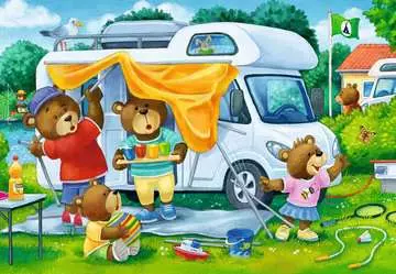 05247 Kinderpuzzle Familie Bär geht campen von Ravensburger 3