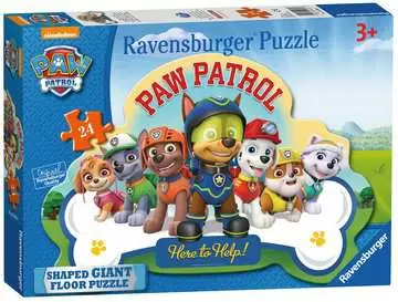Puzzle, Paw Patrol, Puzzle 24 Pezzi Giant Pavimento, Età Raccomandata 3+ Puzzle;Puzzle per Bambini - immagine 1 - Ravensburger