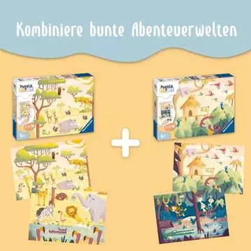Puzzle & PLay Explore the jungle Puzzels;Puzzels voor kinderen - image 8 - Ravensburger