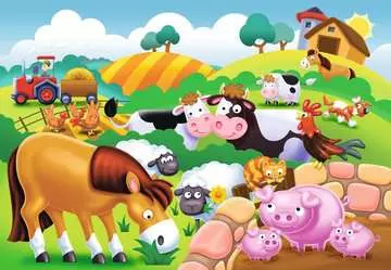 05609 Kinderpuzzle Liebe Bauernhoftiere von Ravensburger 2