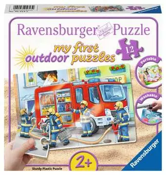 OUTDOOR PUZZLE STRAŻ POŻARNA 12 EL Puzzle;Puzzle dla dzieci - Zdjęcie 1 - Ravensburger