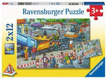 05635 Kinderpuzzle Straßenbaustelle von Ravensburger 1