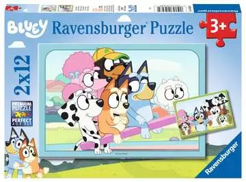 Puzzles 2x12 p - S amuser avec Bluey Puzzle;Puzzle enfant - Image 1 - Ravensburger