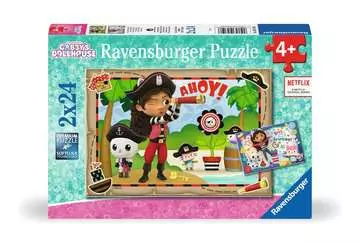 Puzzles 2x24 p - La fête des pirates / Gabby s Dollhouse Puzzle;Puzzle enfant - Image 1 - Ravensburger
