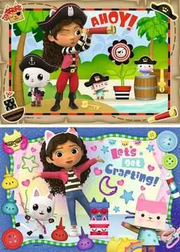 Puzzles 2x24 p - La fête des pirates / Gabby s Dollhouse Puzzle;Puzzle enfant - Image 2 - Ravensburger