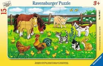 06046 Kinderpuzzle Bauernhoftiere auf der Wiese von Ravensburger 1