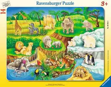 06052 Kinderpuzzle Zoobesuch von Ravensburger 1
