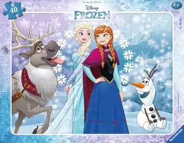 Puzzle dla dzieci 2D w ramce: Kraina Lodu. Anna i Elsa 40 elementów Puzzle;Puzzle dla dzieci - Zdjęcie 1 - Ravensburger