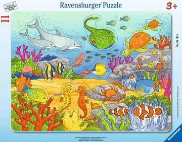 06149 Kinderpuzzle Fröhliche Meeresbewohner von Ravensburger 1