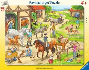06164 8   牧場の一日（40ピース） パズル;お子様向けパズル - 画像 1 - Ravensburger