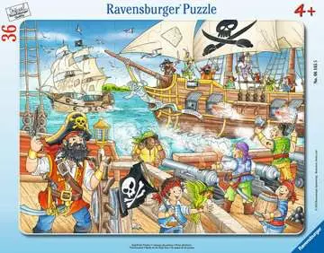 06165 5  海賊の戦い（36ピース） パズル;お子様向けパズル - 画像 1 - Ravensburger
