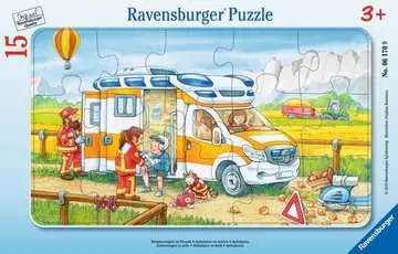06170 Kinderpuzzle Krankenwagen im Einsatz von Ravensburger 1