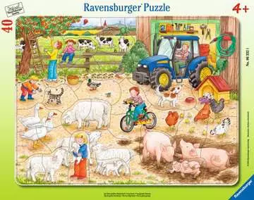 06332 Kinderpuzzle Auf dem großen Bauernhof von Ravensburger 1