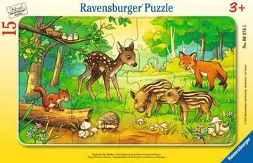06376 Kinderpuzzle Tierkinder des Waldes von Ravensburger 1