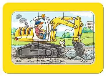 Graafmachine, tractor en kiepauto / Excavateur, tracteur et chargeur à bascule Puzzels;Puzzels voor kinderen - image 2 - Ravensburger