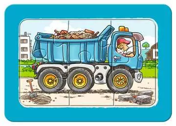 06573 Kinderpuzzle Bagger, Traktor und Kipplader von Ravensburger 3