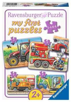 Puzzle dla dzieci 2D: W pracy 2-4-6-8 elementów Puzzle;Puzzle dla dzieci - Zdjęcie 1 - Ravensburger