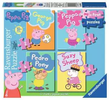 Ravensburger My First Puzzle, Peppa Pig (2, 3, 4 & 5pc) Jigsaw Puzzles Puzzles;Children s Puzzles - image 1 - Ravensburger