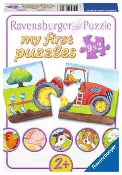 ZWIERZĘTA NA FARMIE PUZZLE 9X2EL Puzzle;Puzzle dla dzieci - Zdjęcie 1 - Ravensburger
