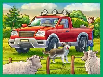 Auta na farmě 12 dílků 2D Puzzle;Dětské puzzle - obrázek 6 - Ravensburger
