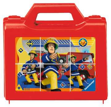 2 x 24 Teile Ravensburger Kinder Puzzle Feuerwehrmann Sam hilft in der Not 09042 