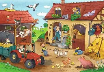 07560 Kinderpuzzle Fleißig auf dem Bauernhof von Ravensburger 2