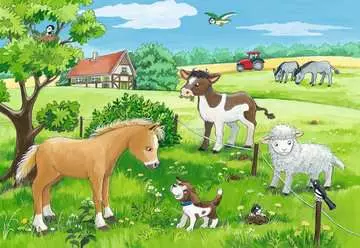 Baby Farm Animals         2x12p Puslespil;Puslespil for børn - Billede 3 - Ravensburger