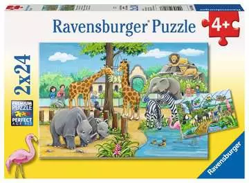 07806 Kinderpuzzle Willkommen im Zoo von Ravensburger 1