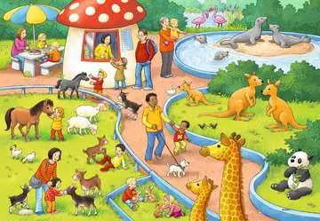 07813 Kinderpuzzle Ein Tag im Zoo von Ravensburger 3