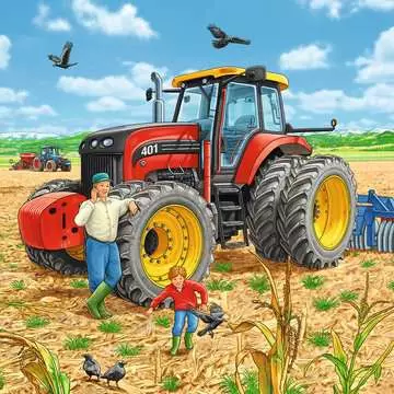 Zemědělské stroje 3x49 dílků 2D Puzzle;Dětské puzzle - obrázek 3 - Ravensburger