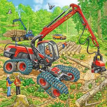 Zemědělské stroje 3x49 dílků 2D Puzzle;Dětské puzzle - obrázek 4 - Ravensburger