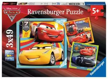 Puzzle, Cars, Puzzle 3x49 Pezzi, Età Raccomandata 5+ Puzzle;Puzzle per Bambini - immagine 1 - Ravensburger