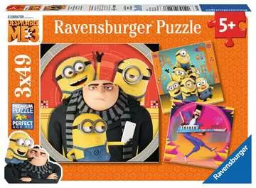 Mimoňové: Já Padouch 3   3x49 dílků 2D Puzzle;Dětské puzzle - obrázek 1 - Ravensburger