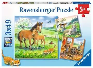 CZAS PRZYTULANIA 3X49 EL Puzzle;Puzzle dla dzieci - Zdjęcie 1 - Ravensburger