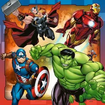 Puzzles 3x49 p - Les puissants Avengers / Marvel Puzzle;Puzzle enfant - Image 4 - Ravensburger