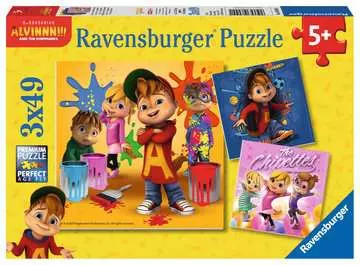 ALVIN I WIEWIÓRKI 3X49EL Puzzle;Puzzle dla dzieci - Zdjęcie 1 - Ravensburger
