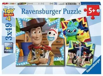 Disney Toy Story 4, 3x49 dílků 2D Puzzle;Dětské puzzle - obrázek 1 - Ravensburger