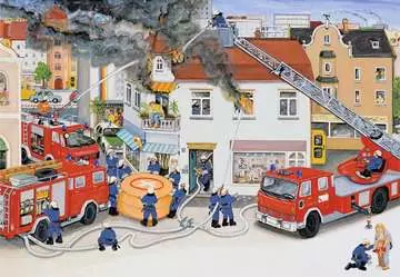 08851 Kinderpuzzle Bei der Feuerwehr von Ravensburger 2