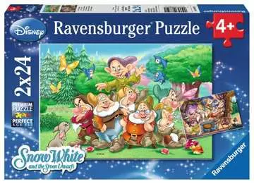DI: SIEDMIU KRASNOLUDKÓW 2X24P Puzzle;Puzzle dla dzieci - Zdjęcie 1 - Ravensburger