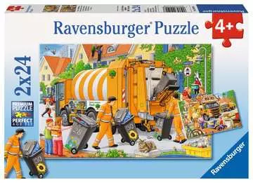 WIELKIE SPRZĄTANIE 2X24 EL Puzzle;Puzzle dla dzieci - Zdjęcie 1 - Ravensburger