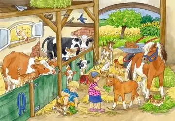 Puzzles 2x24 p - Le bonheur à la ferme Puzzle;Puzzle enfant - Image 2 - Ravensburger