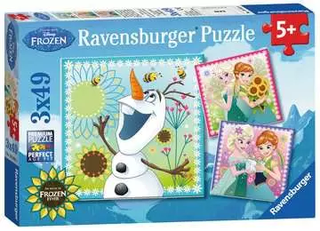 FROZEN - GORĄCZKA LODU 3X49EL Puzzle;Puzzle dla dzieci - Zdjęcie 1 - Ravensburger
