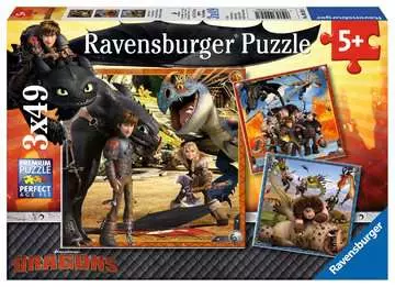 09258 Kinderpuzzle Drachenreiter von Ravensburger 1