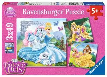 09346 Kinderpuzzle Palace Pets - Belle, Cinderella und Rapunzel von Ravensburger 1