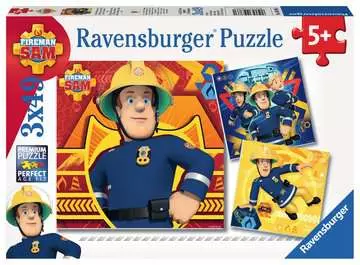 Puzzle dla dzieci 2D: Strażak Sam 3x49 elementów Puzzle;Puzzle dla dzieci - Zdjęcie 1 - Ravensburger