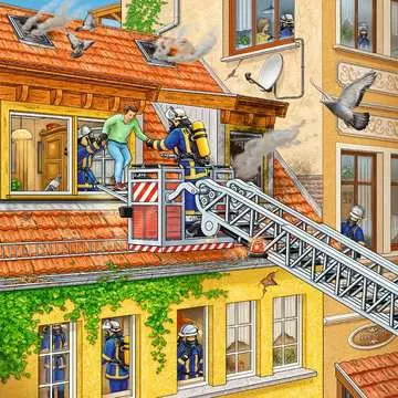 09401 Kinderpuzzle Feuerwehreinsatz von Ravensburger 3