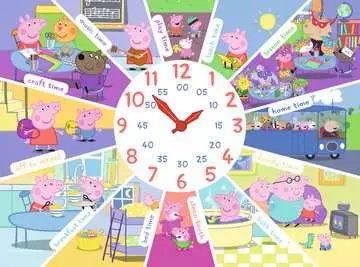 Ravensburger Peppa Pig - Tell the Time Clock Puzzle, 60pc Jigsaw Puzzle Puzzles;Children s Puzzles - image 2 - Ravensburger