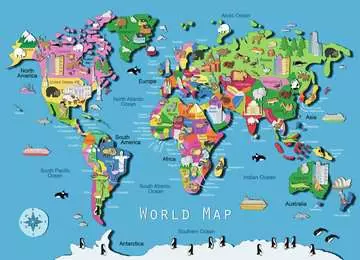 World Map Jigsaw Puzzles;Children s Puzzles - image 2 - Ravensburger