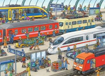 Railway Station | Children's Puzzles | Jigsaw Puzzles | Products