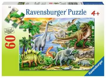 09621 3 恐竜の時代 60ピース パズル;お子様向けパズル - 画像 1 - Ravensburger